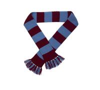 (West Ham, Kit without Needles) Premier League Striped Football Scarf Kit Knitting Pattern & Wool - Needles Optional