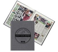 West Ham Newspaper Headlines Football Book - Gift (LAST MINUTE GIFT) Approx A3 in size - CONTENT UP TO 2023 - Fast Delivery! Buy NOW and PERSONALISE LATER! (West Ham 2023)