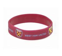 West Ham Silicone Wristband Maroon (One Size)