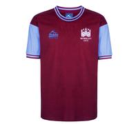 Score Draw West Ham United 1975 FA Cup Final Retro Shirt Claret/Sky XX-Large Cotton