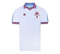 Score Draw West Ham United 1980 FA Cup Final Admiral Shirt White Medium Cotton