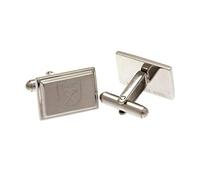 West Ham United F.C. Stainless Steel Cufflinks, Silver