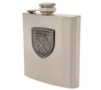 West Ham United FC Badge Hip FlaskOne Size Silver TA9775