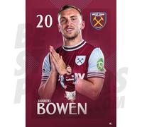 West Ham United FC Bowen 24/25 Action Poster Unframed A3