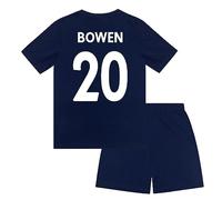 West Ham United FC Boys Bowen 20 Sublimation Short Pyjamas Claret 10-11 Years