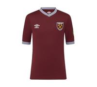 West Ham United FC Castore Unisex Kids Home Short Sleeve Shirt, New Claret, 9 Years