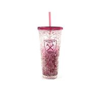 West Ham United FC Crest 600ml Freezer Cup With StrawOne Size Maroon BS3803