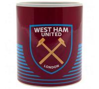 West Ham United FC Crest Novelty MugOne Size Burgundy/Sky Blue/Yellow TA6379