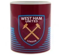 West Ham United Fc Crest Novelty Mug Burgundy/sky Blue/yellow (One Size)