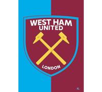 West Ham United FC Crest Poster A2