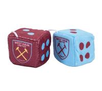 West Ham United FC Dice Car Decoration (One Size) (Claret/Sky Blue)