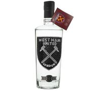 West Ham United FC Gifts for Men & Women, Craft Birthday Gin for The Irons Football Fans, Premium Alcohol by Bohemian Brands, Official Licensed Merchandise, 70 cl