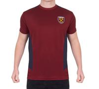 West Ham United FC Official Gift Mens Poly T-Shirt Claret Small