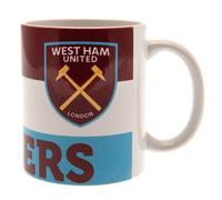 West Ham United Fc The Hammers Mug Claret Red/sky Blue/white (One Size)