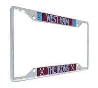 West Ham United License Plate Frame Hammers Football Soccer Premier League Metal for Front or Back of Car Officially Licensed (Style 3)