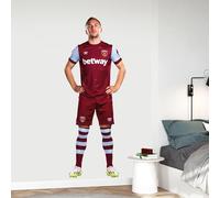 West Ham United Wall Sticker - Jarrod Bowen 23/24 Player + WHUFC Decal Set Football Art (120cm Height)