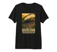 West Highland Line Rail Train Premium T-Shirt