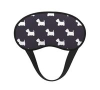 West Highland Terrier, Full Eye Covers Light Blocking Eye Masks Blackout Sleep Eye Muffs