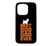 West Highland Terrier Gift/Westie - Best Dog Dad Ever Case for iPhone 15 Pro