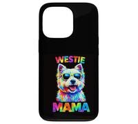 West Highland Terrier Lover Mama Pop Art Cool Westie Dog Mom Case for iPhone 13 Pro