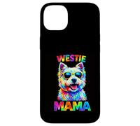 West Highland Terrier Lover Mama Pop Art Cool Westie Dog Mom Case for iPhone 14 Plus