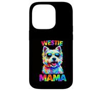 West Highland Terrier Lover Mama Pop Art Cool Westie Dog Mom Case for iPhone 14 Pro