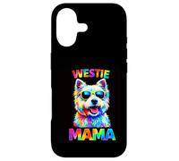 West Highland Terrier Lover Mama Pop Art Cool Westie Dog Mom Case for iPhone 17