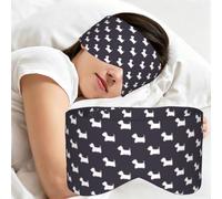 West Highland Terrier, Sleep Mask for Home Travel, Full Eye Covers Light Blocking Eye Mask Sleep Eye and Ear Muffs