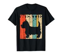West Highland Terrier Westie Retro and Vintage T-Shirt