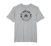 West Highland Way Scotland Great Hikes T-Shirt, Men's Big and Tall, Heather Grey, 2X Tall