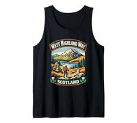West Highland Way Scotland Hiking Trail Mens Womens Tank Top