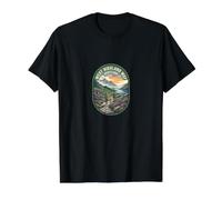 West Highland Way Scotland Walking Trail Outdoor Value Graphic T-Shirt, Men, Black, L