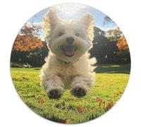 West Highland White Terrier 1000 Piece Jigsaw Puzzle For Adults Challenging Game Stress Relief Puzzle Cultivate The Spirit of Teamwork for Family Decorations 1000pcs (67.5x67.5cm)