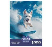 West Highland White Terrier 1000 Piece Paper Jigsaw Puzzles Animation Challenging & Brainteasing Beautiful Decoration for Adults And Kids 70x50cm/1000pcs