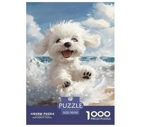 West Highland White Terrier 1000 Piece Paper Jigsaw Puzzles Animation Impossible Puzzle Beautiful Decoration for Adults And Kids 70x50cm/1000pcs