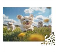 West Highland White Terrier 1000 Pieces Jigsaw Puzzles for Adults, Adult 1000,Puzzle 1000 Pieces,Family 1000 Piece Jigsaw Puzzle Educational Games For Adults And Kids Great Gift For All Ages 1000pcs (