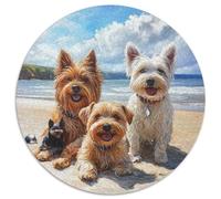 West Highland White Terrier 1000 Pieces Jigsaw Puzzles For Adults Educational Games Stress Relieving Entertainment Cultivate The Spirit of Teamwork for Men, Women, Elders, Seniors 1000pcs (67.5x67.5c