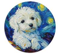 West Highland White Terrier 1000 Pieces Jigsaw Puzzles For Adults Family Challenge Toys Stress Relieving Entertainment Cultivate The Spirit of Teamwork For Adults Gifts 1000pcs (67.5x67.5cm)
