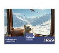 West Highland White Terrier 1000 Pieces Puzzle for Adults And Children Pet Dog Whimsical Challenge Colourful Educational Games 38x26cm/1000pcs