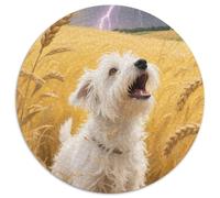 West Highland White Terrier 1000pcs Pet Jigsaw Puzzles 100% Recycled Cardboard Beautiful Decoration for Adults And Kids 1000pcs (67.5x67.5cm)