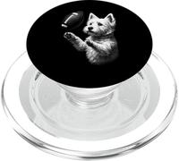 West Highland White Terrier American Football Sports Dog PopSockets PopGrip for MagSafe