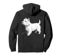 West Highland White Terrier Classic Etching Pullover Hoodie
