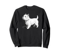 West Highland White Terrier Classic Etching Sweatshirt