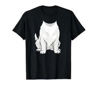 West Highland White Terrier Costume Dog Graphic Design Value Graphic T-Shirt, Men, Black, S