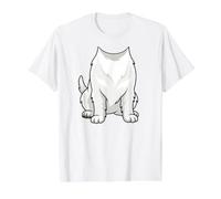 West Highland White Terrier Costume Dog Graphic Design Value Graphic T-Shirt, Men, White, M