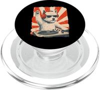 West Highland White Terrier DJ House Music Retro Dog Lover PopSockets PopGrip for MagSafe