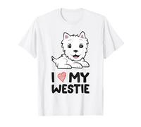 West Highland White Terrier Dog I Love My Westie T-Shirt