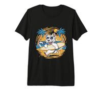 West Highland White Terrier on the Beach Premium T-Shirt