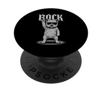 West Highland White Terrier Rock Music Retro Vintage Dog PopSockets Adhesive PopGrip