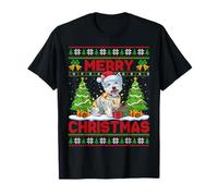 West Highland White Terrier Ugly Christmas Westie Dog Xmas T-Shirt